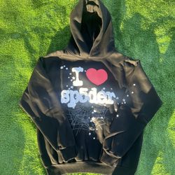 Black Worldwide Spider Hoodie