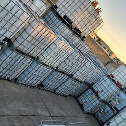 IBC Totes Water Tanks Used ☝️ Once. 330 Gallons  275 Gallons. 