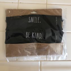 Rae Dunn Reusable Masks, Set Of  2. 