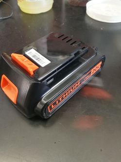 20volts max battery from black and decker