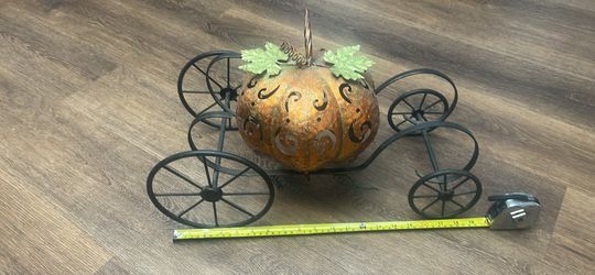 pumpkin carriage decor cinderella halloween