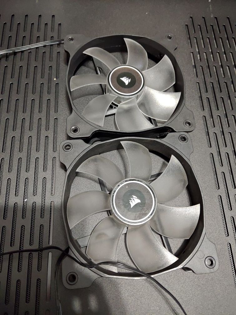 Corsair AF120 White LED 120mm Fans (Pair)