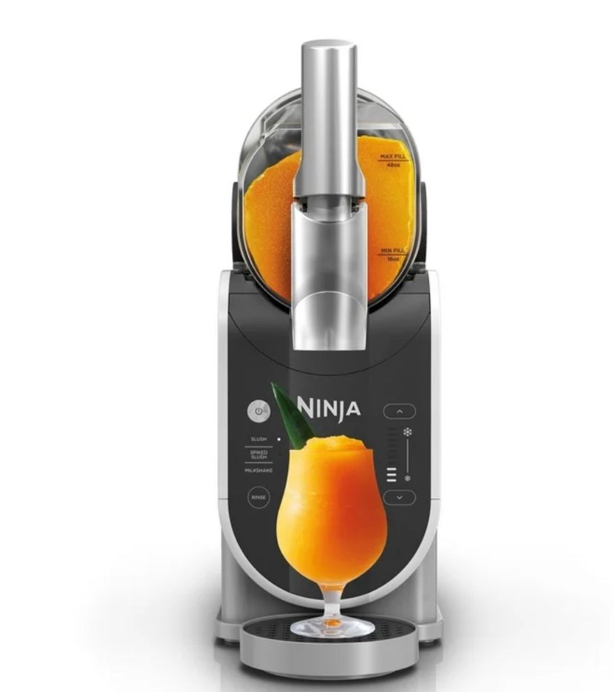 Ninja SLUSHi Frozen Drink Machine with RapidChill Technology, 72 oz, 3 Presets, Dishwasher Safe, Gray