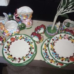 Porcelain Bunny Tea Party