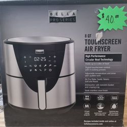 Bella Pro Series - 8-qt. Digital Air Fryer - Stainless Steel