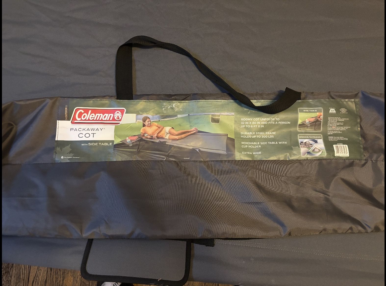 Coleman Packaway Cot w/ Side Table