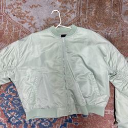 MINT BOMBER JACKET LARGE