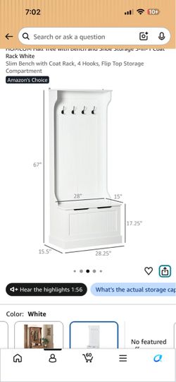 Storage Bench / Hooks