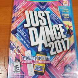 Nintendo Wii U Just Dance 2017 Factory Sealed 
