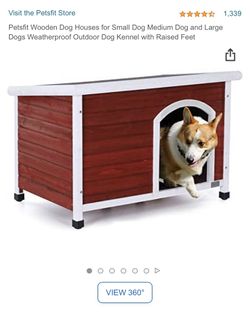 Medium Dog House Pets fit 40.8 X 26 X 28 Inches