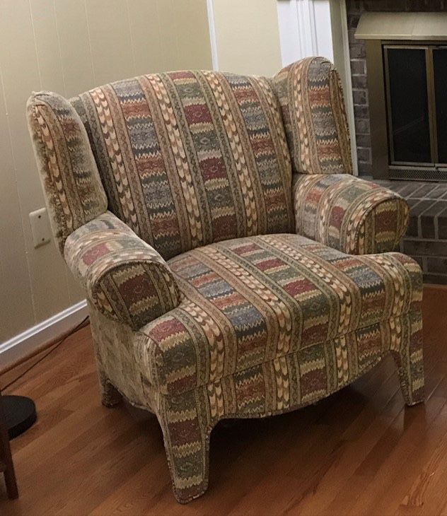 Extra Large Wingback Chair 