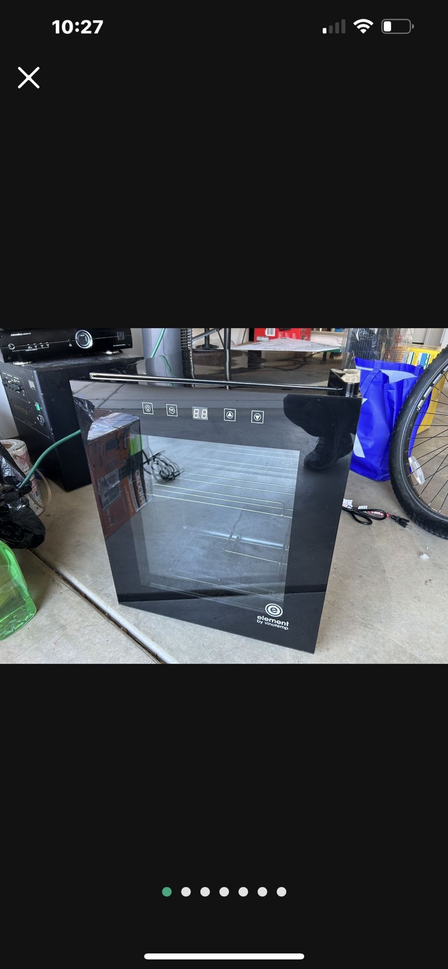 Refrigerator Wine Cooler And Beverages In Great Condition Low Used Element By Vinotemp