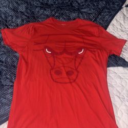 Chicago Bulls NBA Red T Shirt Size M