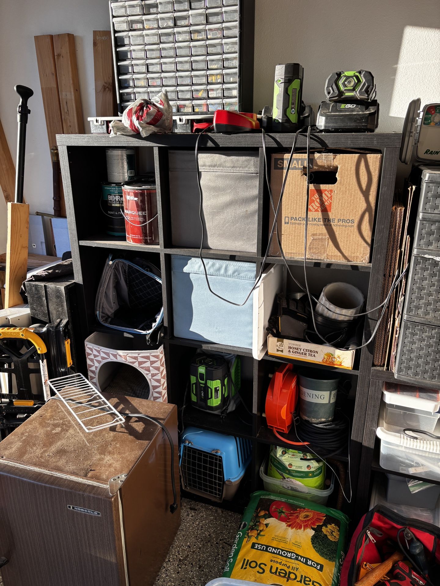 IKEA Kallax Black Storage 12-Cube Organizer