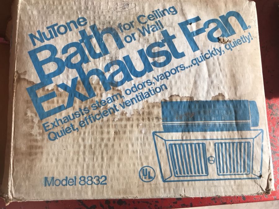 NuTone bathroom exhaust fan model 8832 new