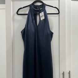 New women's navy blue dress
