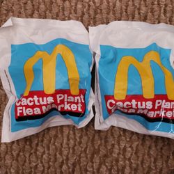 Lot Of 2 Grimace CPFM McDonald's Toy