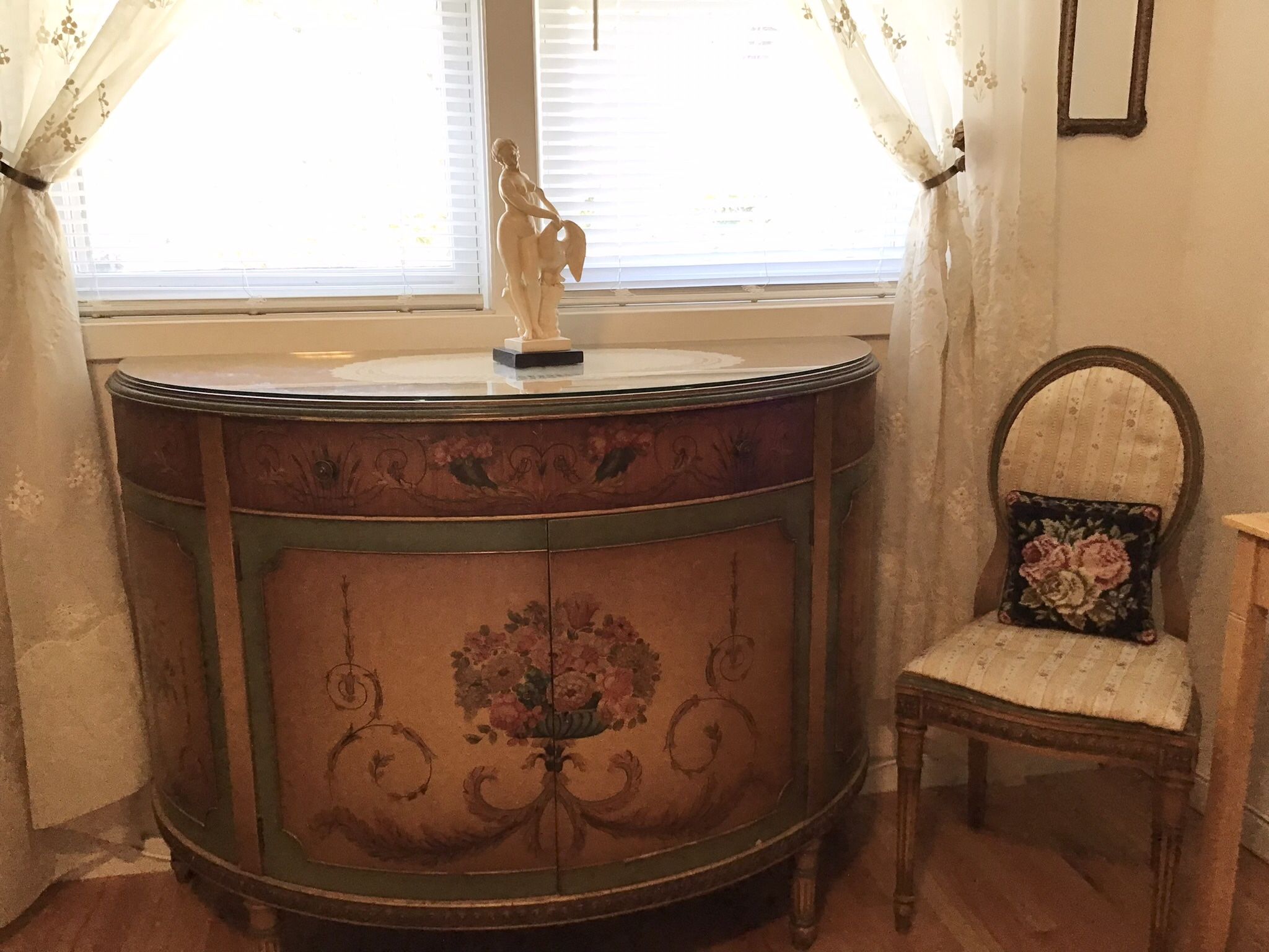 Queen Bedroom Set Antique BUTLER Hand Painted & Crafted 7 Pieces SYRACUSE NY 1920's