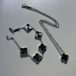 Jewelry Set Silver-tone