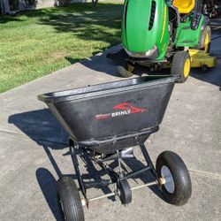 Brinly yard spreader.