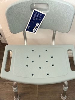 BRAND NEW SHOWER CHAIR WITH BACK