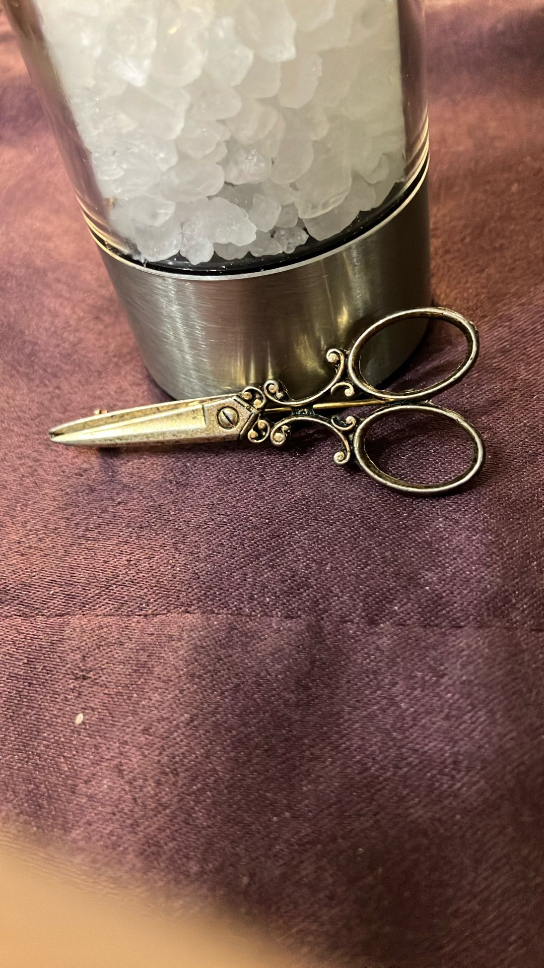 Antique Scissors Pin