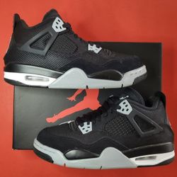 Jordan 4 Black Canvas