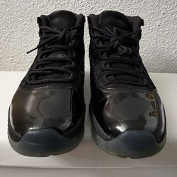 Air Jordan 11 Retro “Cap and Gown” – Triple Black 9.5