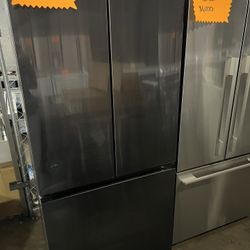 Samsung Black Stainless Steel 33 Inch Refrigerator DZG74