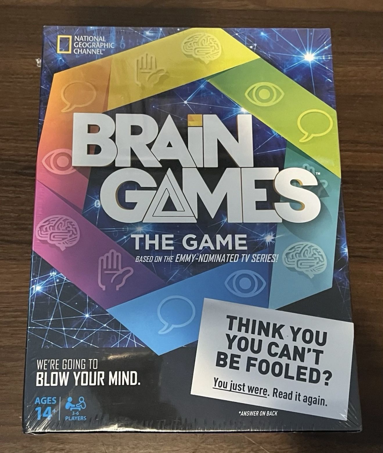 Board Game Brain Games The National Geographic Channel Brand New Sealed