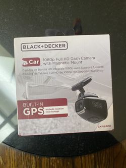 Black + Decker 1080P Full HD Dash Camera With Magnetic Mount