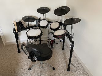 Alesis Crimson II Special Edition 9-piece drum kit with mesh heads + accessories (Disassembled)