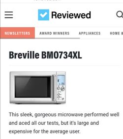 Unbelievable Price for a top of the line Breville Microwave Oven