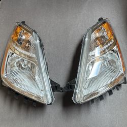 Pair Headlights Assembly 2006-2009 Toyota Prius Left Right Side  Headlamps 