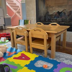 Kids Wood Table
