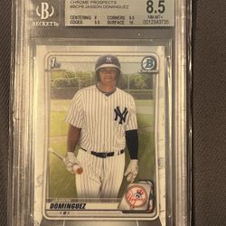 2020 Bowman Chrome Jasson Dominguez BGS 8.5