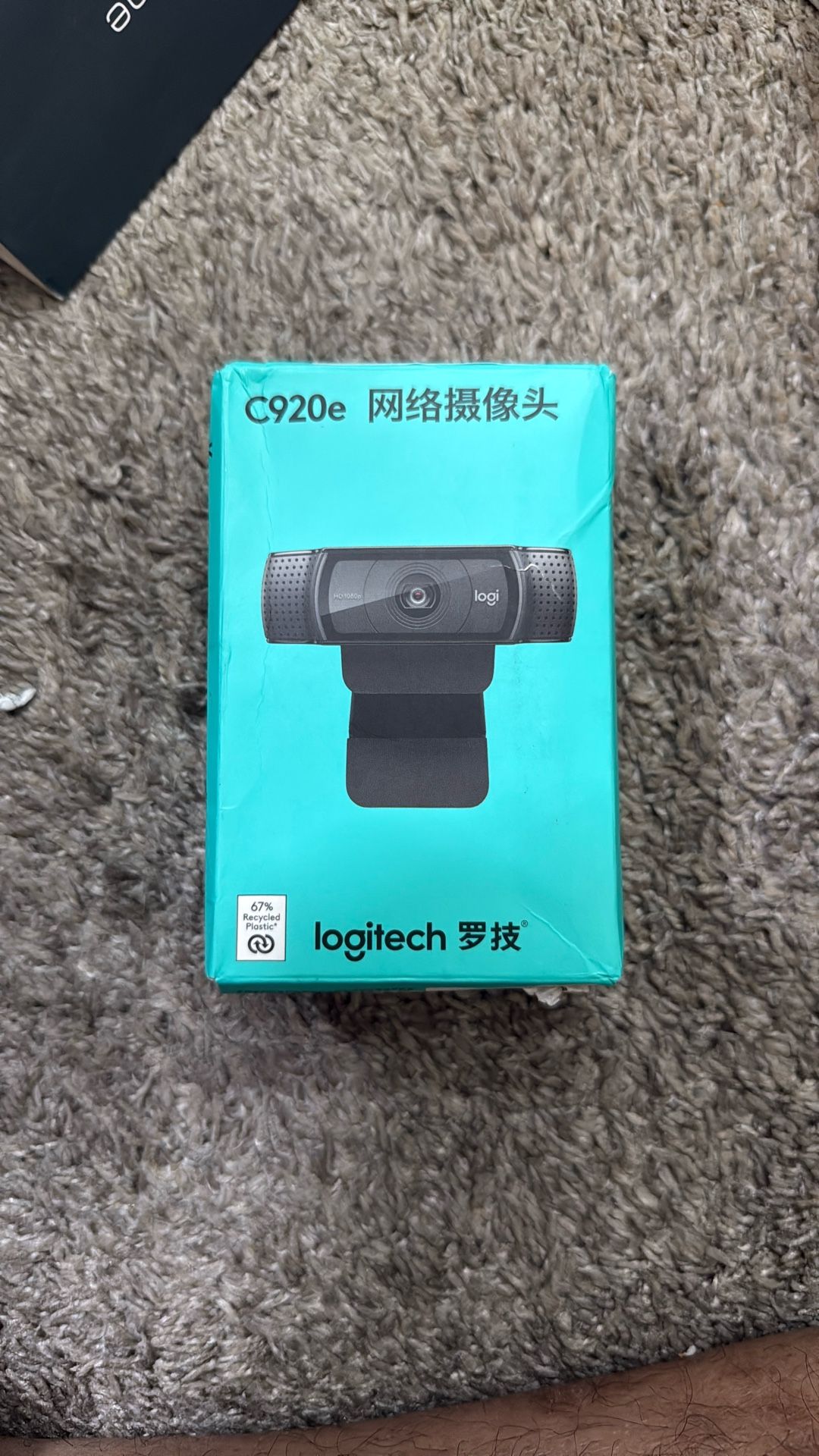 Logitech C920e / C920 HD Webcam, Full HD 1080p Video Calling and Recording, Dual Stereo Audio, Stream Gaming - Black
