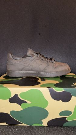 A Bathing Ape Bape SK8 Sta Tripple Black Nubuck