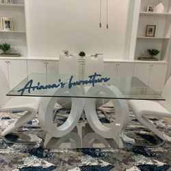 New Dining Table Set 71x35