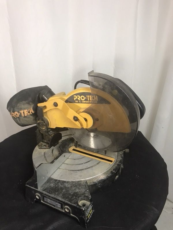 Pro Tech Compound Miter Saw 7203 8 1 4 Good Condition For Sale In Oh Us Offerup