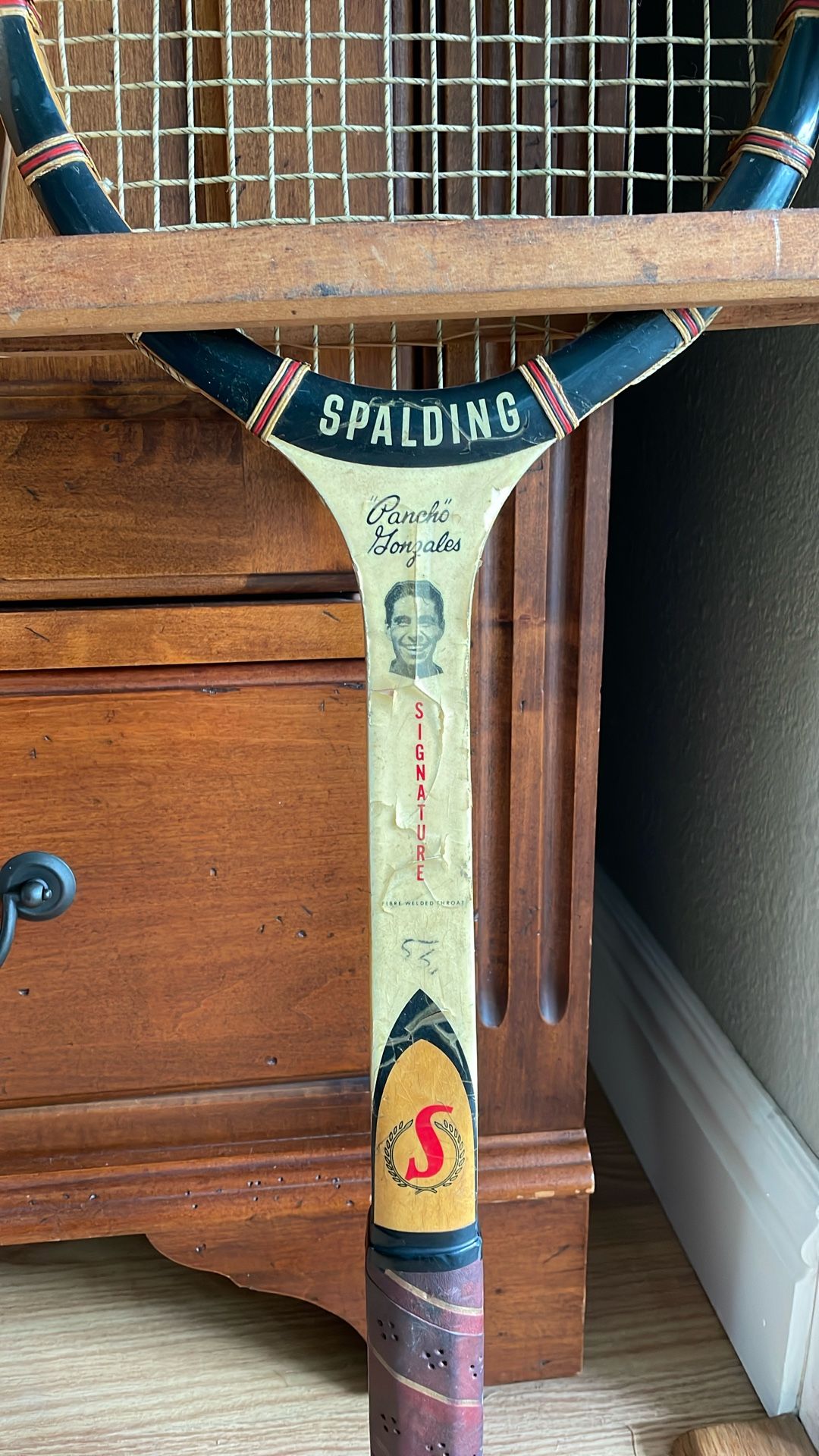 1960s Pancho Gonzales Collectible Tennis Racket