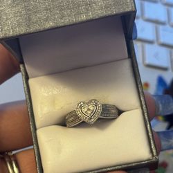 Diamond Heart Ring 