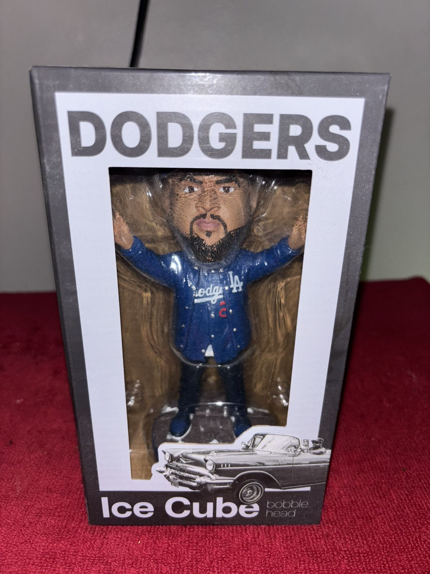 Ice Cube In Blue Dodgers Baseball Bobble Head
