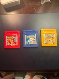 Original Pokémon Gameboy Red, Blue, Yellow addition AS IS!!!