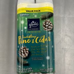 Pair Of glade Thinkling And cedar Air Freshener Spray