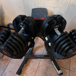 BowFlex 1090 Dumbbells (Pair) with Stand