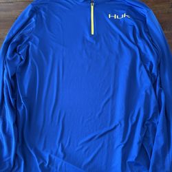 HUK FISHING PERFORMANCE LONG SLEEVE QUARTER ZIP PULLOVER