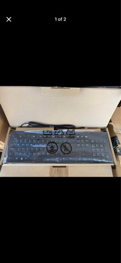 LOT OF (5) NEW HP 803181-001 SLIM USB KEYBOARDS