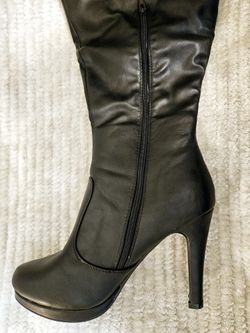 Lane Bryant Heeled Studded Over-the-knee Boots Size 9w 