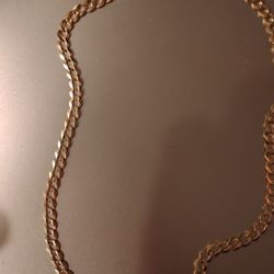 Gold Chain: 22 Inch, 25.87 gram, 14 Kt Gold